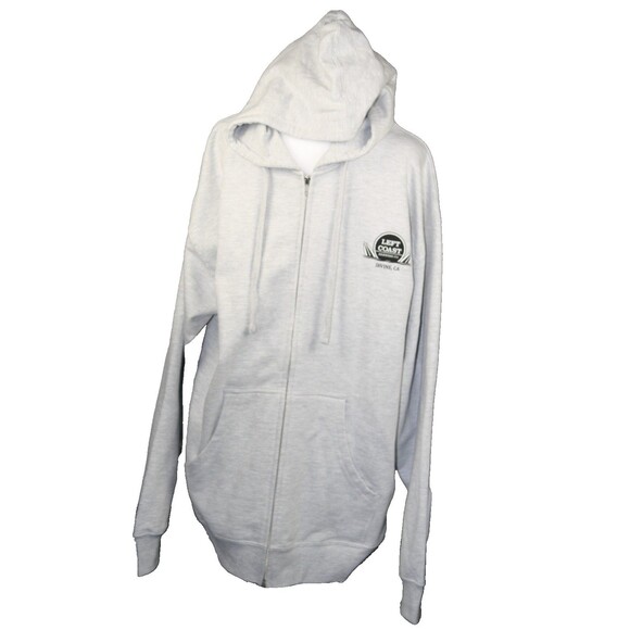 NEW Left Coast Brewing Co Hoodie Black Sweatshirt XL Handcrafted Spirits Irving - Picture 2 of 4